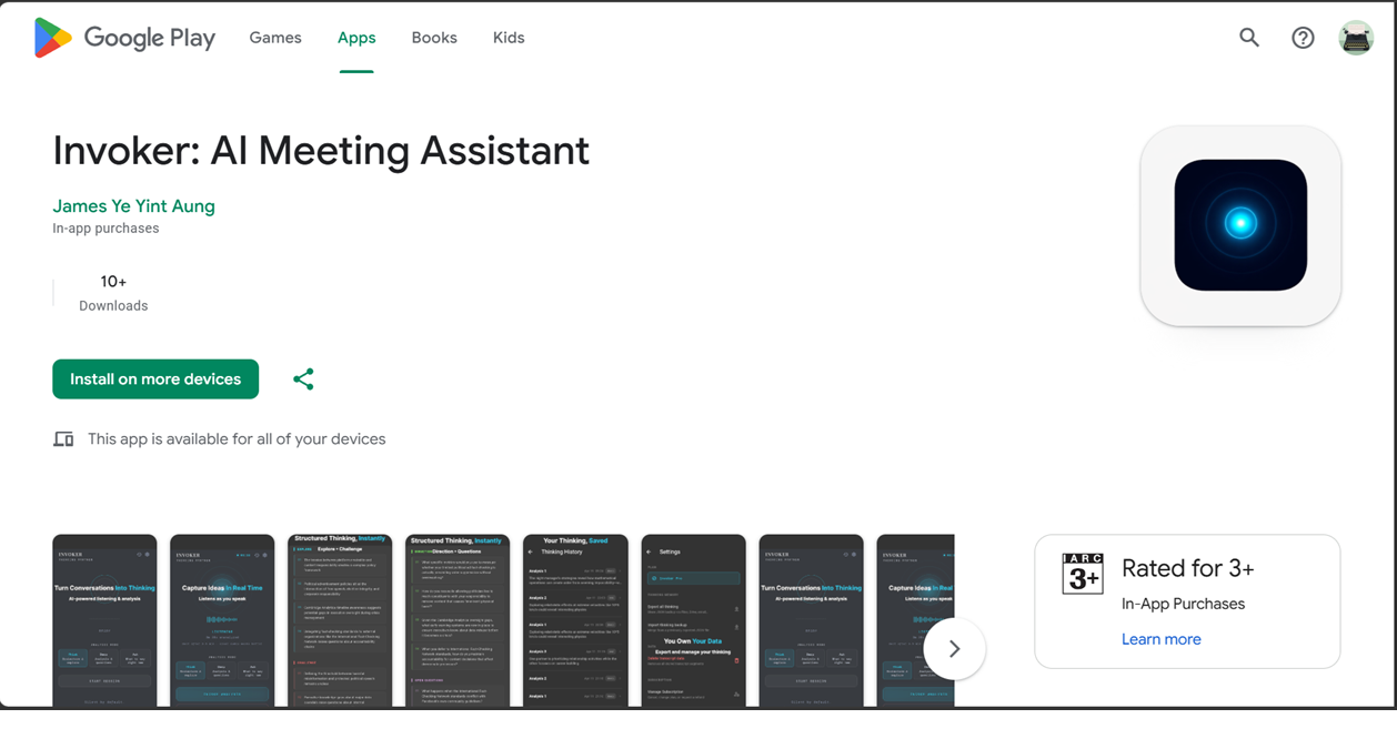 Invoker AI meeting assistant preview
